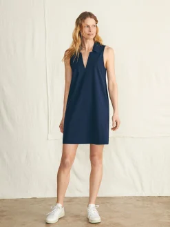 All Day Polo Dress - Navy Blazer