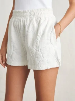 Cabana Towel Terry Short - Tropic Fern Vintage White