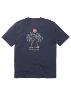 Charleston Short-Sleeve Crew T-Shirt - Dune Navy