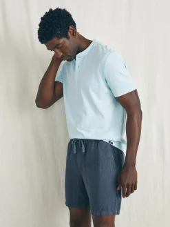 Essential Linen Short (6.5" Inseam) - Look Out Navy
