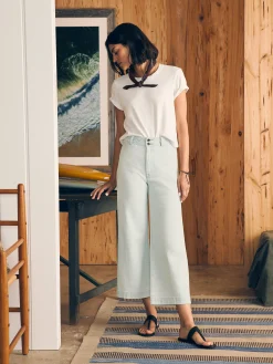 Harbor Crop Jean - Ocean Mist Wash