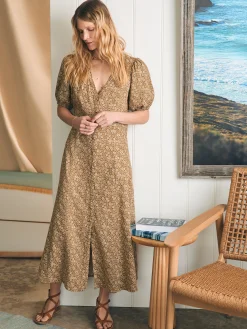 Havana Dress - Butternut Ditsy Floral