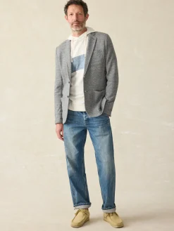 Inlet Knit Blazer (Short) - Heather Grey
