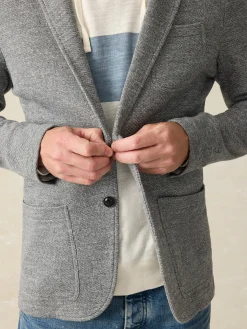 Inlet Knit Blazer (Short) - Heather Grey