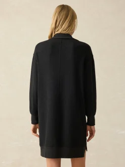 Legend™ Quarter Zip Dress - Heathered Black Twill
