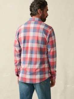 Legend™ Sweater Shirt - Cherry Blue Buffalo
