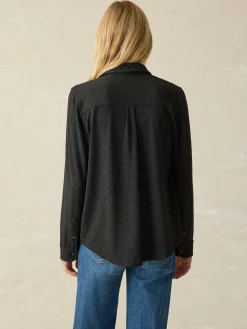 Legend™ Sweater Shirt - Heathered Black Twill