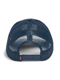 Malibu Retro Sun & Waves Trucker - Navy