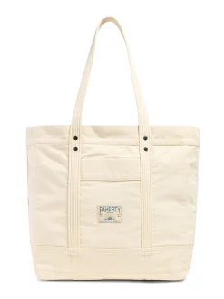 Medium Sunwashed Canvas Tote - Ecru