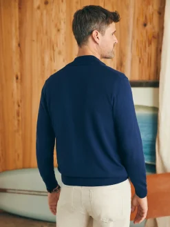Movement™ Quarter Zip Sweater (Tall) - Marine Navy Heather