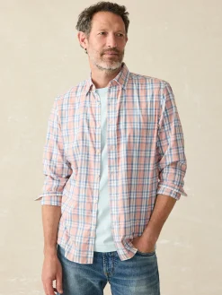 Movement™ Shirt Classic Fit - Ocean Coral Plaid