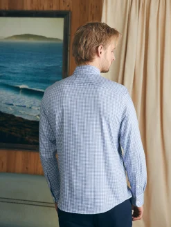 Movement™ Shirt (Tall) - Light Blue Gingham