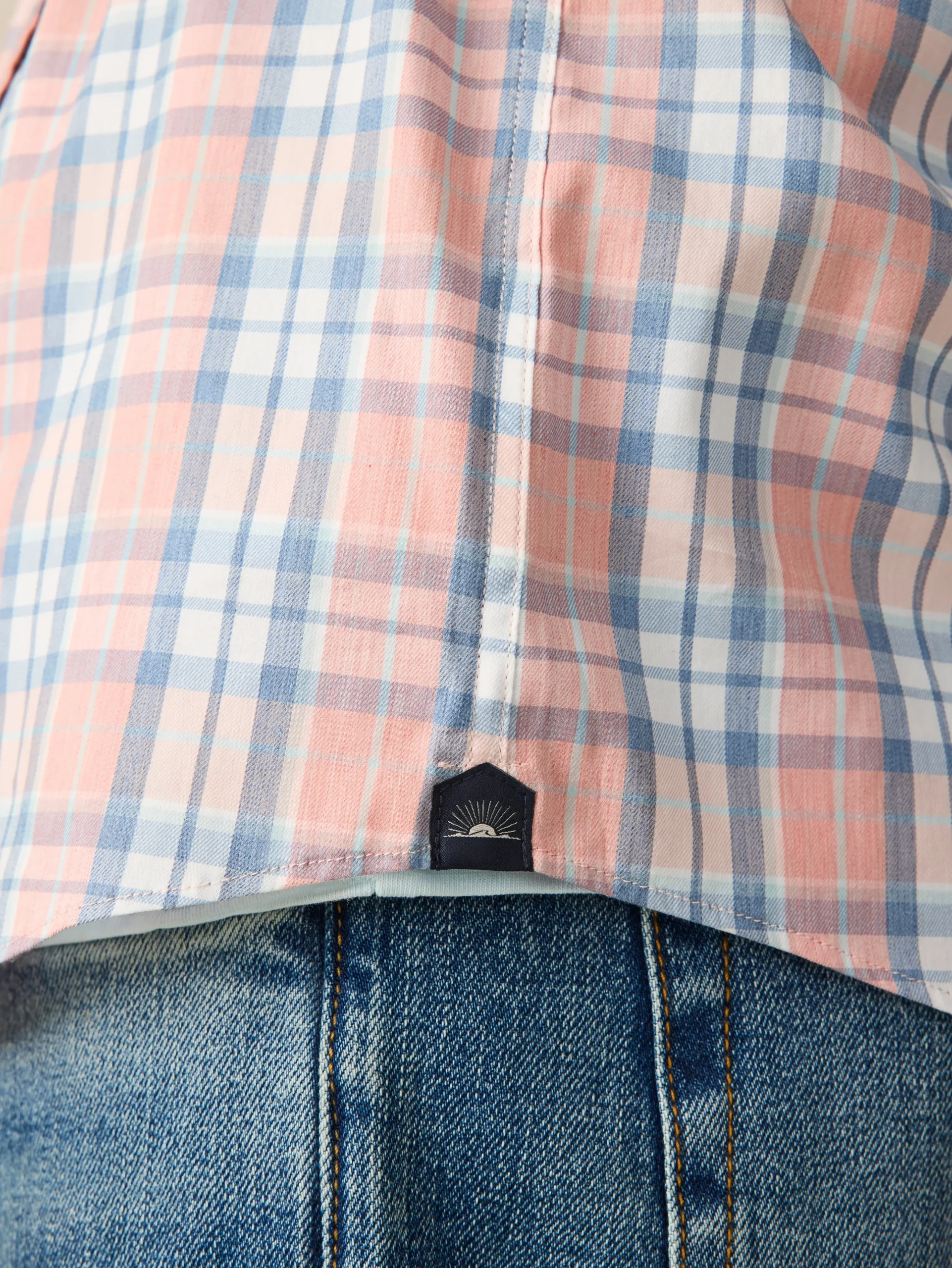 Movement™ Shirt (Tall) - Ocean Coral Plaid