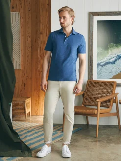 Movement™ Short-Sleeve Polo Shirt (Tall) - Sea Navy Heather