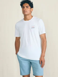 Shorelite Short-Sleeve Tech Tee - Pure White