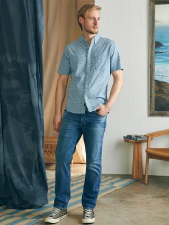 Short-Sleeve Stretch Playa Shirt - Fishscale Redux