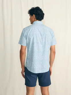 Short-Sleeve Stretch Playa Shirt (Tall) - South Pacific Geo
