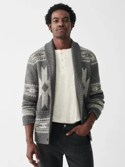 Steven Paul Judd Thunderbird Cardigan - Charcoal Grey Thunderbird