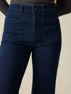 Stretch Terry Patch Pocket Ankle Pant - Clermont Wash