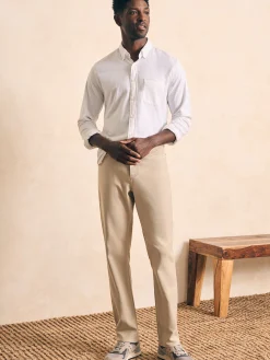 Stretch Terry 5-Pocket Athletic Fit Pant - Stone