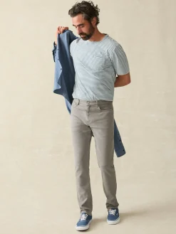 Stretch Terry 5-Pocket Pant - Iron