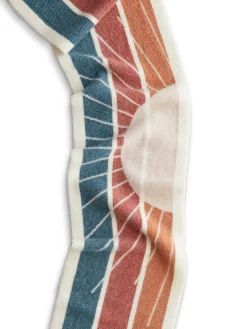 Sun And Wave Scarf - Ivory