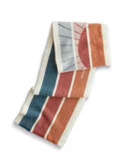 Sun And Wave Scarf - Ivory
