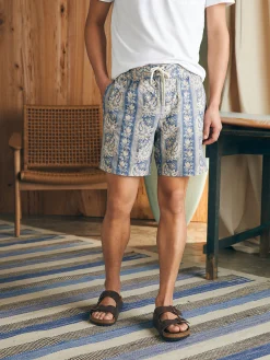 Sunwashed Boardshort - Shoreline Paisley
