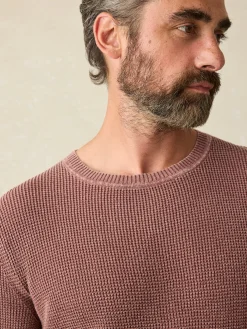 Sunwashed Crewneck Sweater (Tall) - Plum Wine