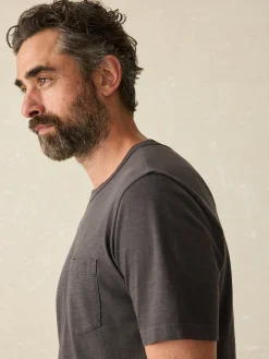 Sunwashed Pocket Tee - Washed Black