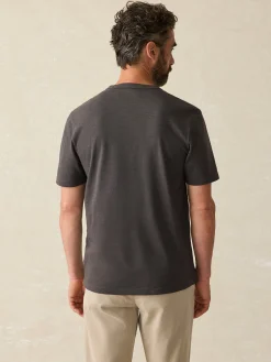 Sunwashed Pocket Tee (Tall) - Washed Black