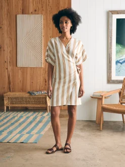 Willow Dress - Bronze Stripe