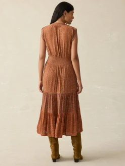 Woodstock Midi Dress - Chestnut Blossom