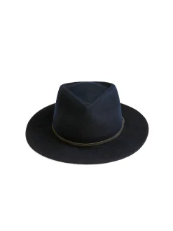 Yellow 108 Eastwood Hat - Navy